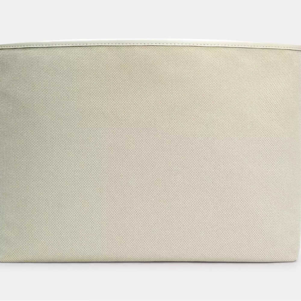 COACH TOTE INSERT: CHALK NWT khaki gold 👜🎁 - Picture 3 of 4
